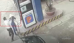 Cán bộ ngân hàng đánh nữ nhân viên cây xăng vì nghi gian lận