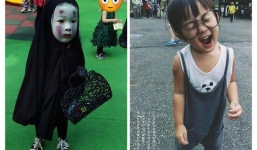 Chân dung cô bé 'Vô Diện' hot nhất mùa Halloween