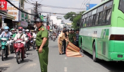 Xe buýt gây tai nạn chết người ở Sài Gòn