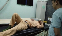 Một CSGT bị xe máy tông chấn thương sọ não