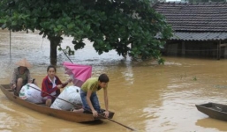 Mưa lớn, thủy điện Hố Hô xả lũ khiến Hà Tĩnh lại chìm trong lũ 