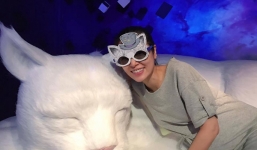 Lâm Tâm Như lộ bụng bầu 6 tháng tại sự kiện