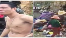Video: Tài xế bật khóc vì người dân thi nhau 'hôi của' ở Bình Định