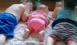 Ba trẻ nhỏ bị mẹ ruột tiêm ma túy vào người gây chấn động