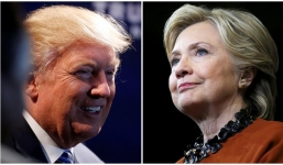 Kết quả bầu cử Tổng thống Mỹ 2016: Trump bất ngờ dẫn trước Clinton