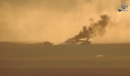 Video: IS bắn rocket thiêu rụi trực thăng quân sự Nga