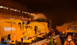 Phong tỏa hầm Thủ Thiêm 2 giờ để phục vụ diễn tập chữa cháy