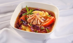 Ngon cơm với món canh chua bắp cải tím ngọt mát
