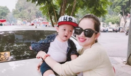 'Đốn tim' với khoảnh khắc đáng yêu của con trai Ly Kute