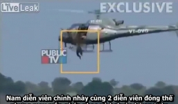 Nhảy từ trực thăng xuống nước, hai diễn viên đóng thế tử vong