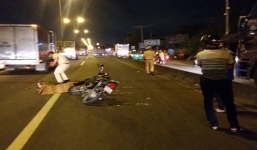 Va chạm xe tải  trên quốc lộ 1A, 2 sinh viên thương vong