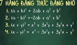 4 Mẹo học hằng đẳng thức đáng nhớ siêu nhanh