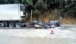 2 tài xế Việt chết cháy tại cửa khẩu Trung Quốc