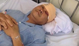 Côn đồ đánh vợ còn chém trọng thương một trung tá công an