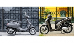 Honda SH 2017 và Piaggio Vespa Sprint 2017 nên chọn dòng xe nào?