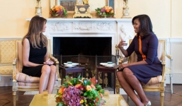 Đệ nhất phu nhân Michelle dạy bà Trump cách nuôi con
