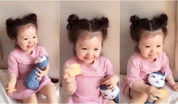 Elly Trần tung clip bé Cadie Mộc Trà nói lời yêu thương đến cả nhà