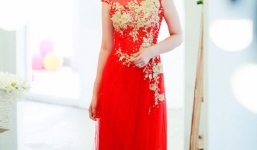 Chọn áo dài cho dâu gầy quyến rũ trong ngày cưới
