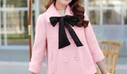 Bí kíp chọn áo khoác dạ cho người thấp