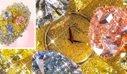 Cận cảnh đồng hồ đeo tay đắt nhất thế giới gắn 874 viên kim cương