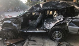 Tin tai nạn giao thông ngày 17/11: Xe biển xanh biến dạng, tài xế tử vong