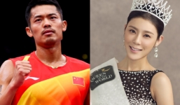 Hoa hậu Trung Quốc 'vụng trộm' với vận động viên cầu lông số 1 Lin Đan