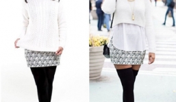 5 bí quyết chọn áo len cho người béo thật thời trang, thật đáng yêu đây!!!