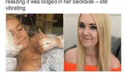 Hãi hùng phát hiện đồ chơi rung trong bụng