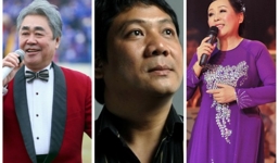 Sao Việt sung sướng khi được hát cùng thầy cô trên sân khấu