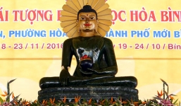 Tượng Phật ngọc hòa bình nặng 4 tấn quay lại Việt Nam