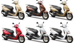 Các màu nổi bật của xe Honda Lead 2016