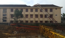 Sập cần cẩu đè chết nam sinh lớp 10: Khởi tố vụ án 