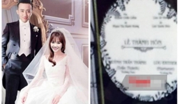 Lộ thiệp cưới của Trấn Thành và Hari Won, đám cưới tổ chức 25/12