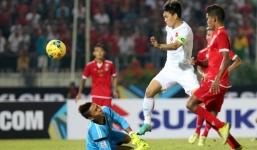 Công Vinh cán mốc 50 bàn, tuyển Việt Nam hạ chủ nhà Myanmar