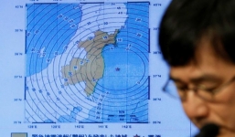 Động đất 7,4 độ Richter tại Nhật Bản, sóng thần xuất hiện trên sông