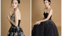 Hoa hậu Đỗ Mỹ Linh khoe vai trần gợi cảm trong bộ ảnh mới