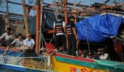 2 tàu cá cùng 9 thuyền viên Việt Nam bị cảnh sát biển Thái Lan bắt giữ 