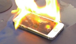 iPhone 6 Plus phát nổ, khói bốc nghi ngút