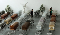 Nơi đặt thi hài 19 cầu thủ xấu số vụ rơi máy bay ở Colombia