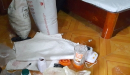 Đột kích khách sạn, bắt quả tang thanh niên đang chế tạo thuốc pháo