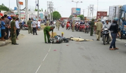 Tai nạn giao thông, 2 mẹ con bị container cán thương vong