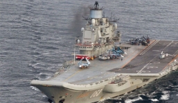 8 tàu NATO bám sát tàu sân bay Nga