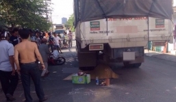 Cô gái trẻ chết thảm dưới bánh xe tải ở Sài Gòn