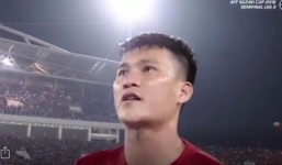 Thủy Tiên an ủi khi Công Vinh khóc nức nở sau trận thua Indonesia