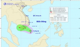 Tin tức mới áp thấp nhiệt đới giật cấp 9 trên Biển Đông