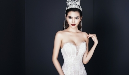 HH Ngọc Duyên khoe thân hình đồng hồ cát bên vương miện quyền lực