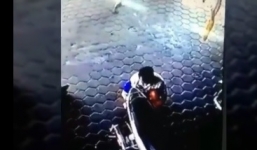 Clip thót tim màn giải cứu 2 bé gái thoát khỏi lưỡi hái tử thần