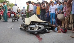 Xe khách gây tai nạn, một người tử vong tại chỗ