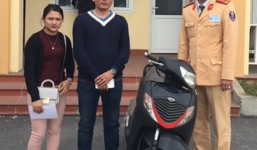 Nhận lại xe SH sau hơn 1 năm bị trộm