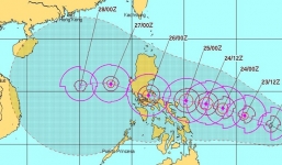 Bão Nock-ten tiến vào Biển Đông, Bắc Bộ đón không khí lạnh